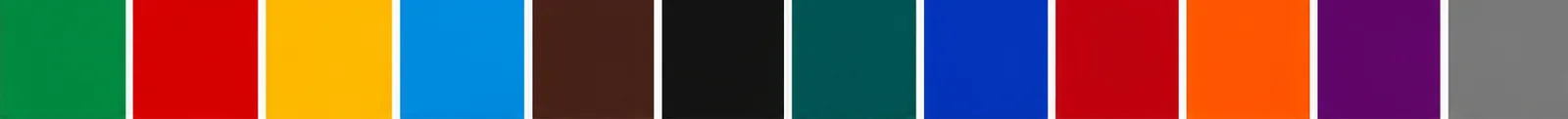 Sports court tile colour range