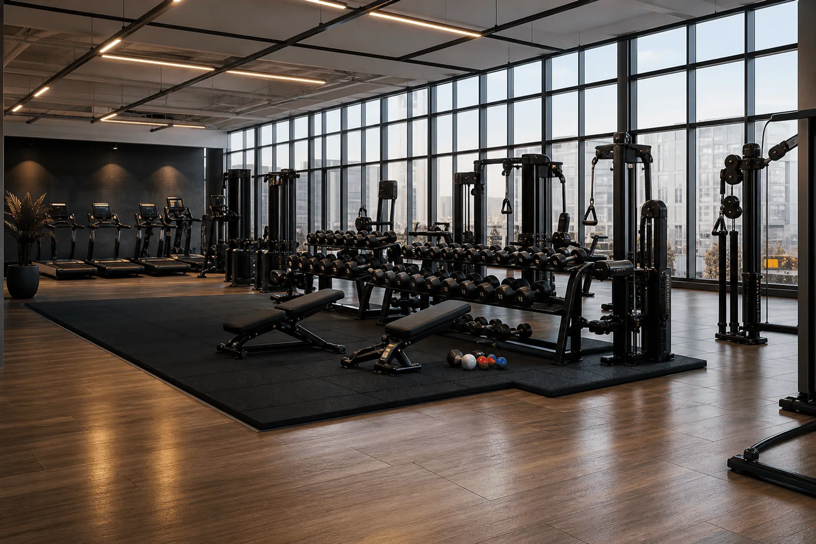 Commercial gyms